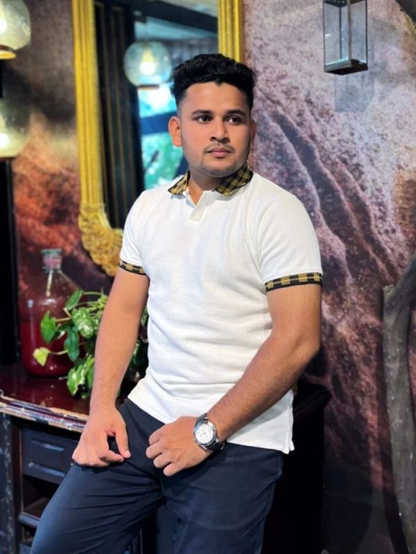 Premium Polo T-Shirt for men White