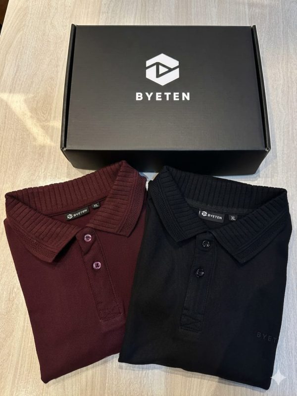 Pk Cotton Black & Maroon Combo T-shirt