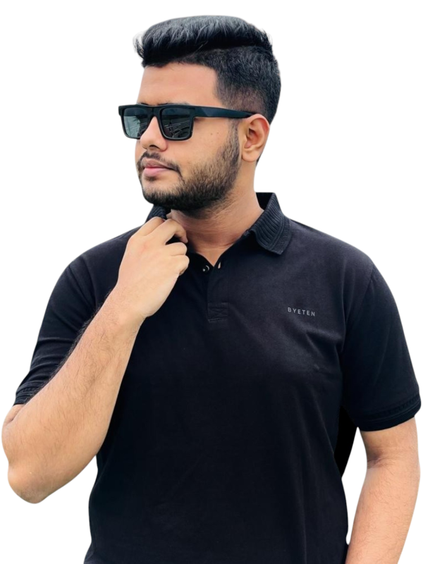 Pk Cotton Black T-shirt